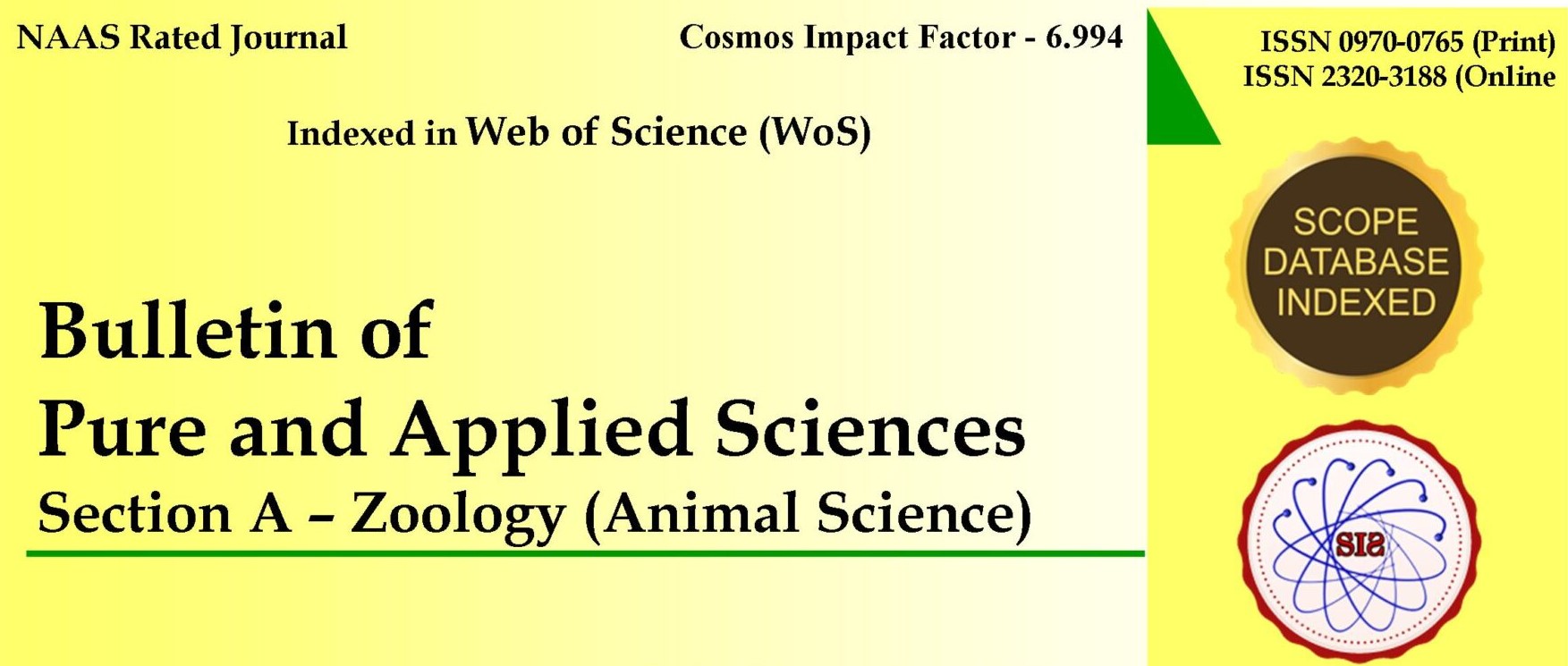 Bulletin of Pure & Applied Sciences - Zoology